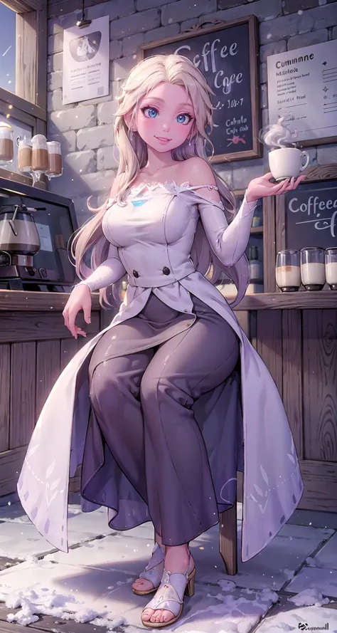 (masterpiece),(intricate details),1girl,mature female,huge breasts
BREAK
smiling, cinematic light,<lora:snow_queen_elsa:0.7>, snow_queen_elsa,
depth of field,looking at viewer,((sit on the Coffee shop: Barista, espresso, latte, aroma, cozy)),((full body)),pussy,peeing,smirk
BREAK
day,sun,rainbow,((cumulonimbus)),from below:1.4,