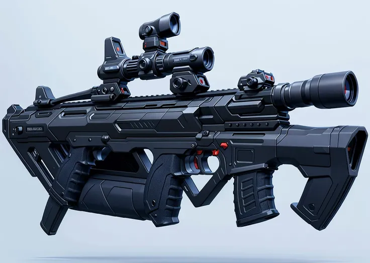 3dmm,long rifle with scope attachment,
3d rendering,octane rendering,soft bright lighting,clear focus,clean background,redshift rendering,
(masterpiece best quality:1.5),4K,
<lora:3DMM_V12:1>,<lora:GameIconResearch_GUN2_Lora:0.5>,