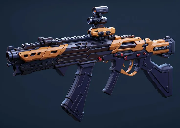 3dmm,long rifle with scope attachment,
3d rendering,octane rendering,soft bright lighting,clear focus,clean background,redshift rendering,colorful,
(masterpiece best quality:1.5),4K,
<lora:3DMM_V12:1>,<lora:GameIconResearch_GUN2_Lora:0.5>,