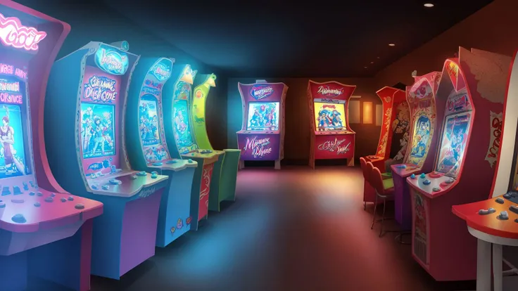 miami_vice_arcade_retreat,soft lighting,daytime,