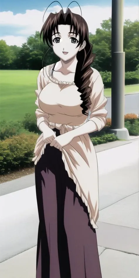 masterpiece, best_quality, highres, <lora:LHMutsumiOtohime:0.7> LHMutsumiOtohime, solo, standing, large_breasts
