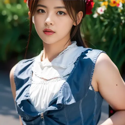 <lora:yangchaoyue_v1:1> , best quality, ultra high res, (photorealistic:1.4), outdoors, close_up,bust_shot, looking_at_viewer,