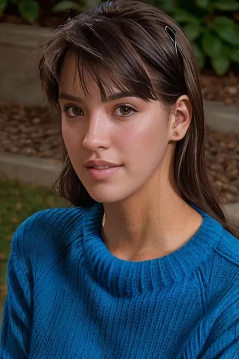 ph03b3c, face closeup,blue sweater<lora:ph03b3c:1.2>