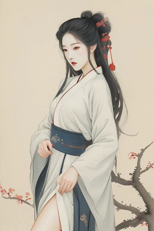 sexy woman dressed in Hanfu, watercolor painting. revealing clothes,
<lora:anxiang:0.65> <lora:revealing_clothes:0.8>