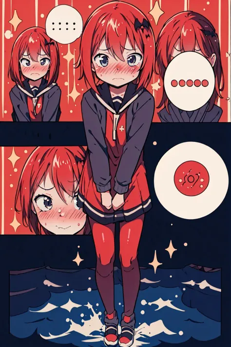 (masterpiece, best quality), intricate details, 8k, artstation, wallpaper, official art, splash art, sharp focus,
1girl, solo, <lora:satanichiaFromGabriel_v10:0.8> Satania, blushing, confused, embarrassed, flustered, spoken ?, full body,
<lora:NijiEmotes-10:0.8> Niji Emote,