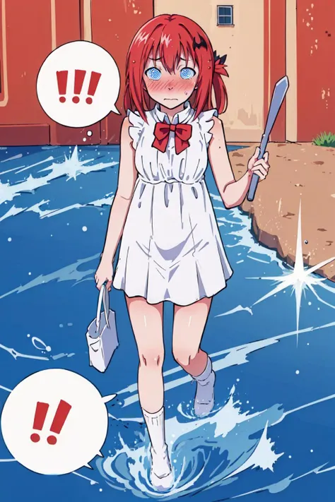 (masterpiece, best quality),  intricate details, 8k, artstation, wallpaper, official art, splash art, sharp focus, 
 <lora:satanichiaFromGabriel_v10:0.8> Satania,  blushing, confused,  embarrassed, flustered, spoken ?, full body, 
 <lora:spiralwashv2_1544:0.8> spiralwash eyes, 
 <lora:HestiaCosplayV1[hestia_cosplay,rei_no_himo]-000008:0.8> hestia cosplay, rei no himo,