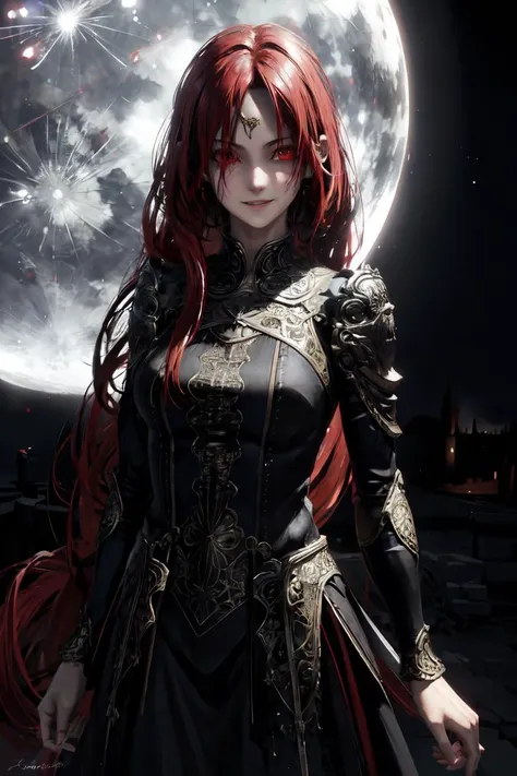 1girl, mature, long  hair, (red eyes),(glow eyes:1.6), (intelligence:1.4) (mischievous:1.6), (smile:1.2),(chaotic scene:1.4),(random body action:1.5) walk, castle hall, night, city castle, market, aurora, moon,(full body:1.2), <lora:detailmaker:1>, <lora:laotouhuan_v1:0.7>, <lora:dungeon_v2.0:0.7>
//
, (()), (Anime:1.4), (Manga:1.2), VFX, Edge Lighting, Moonlight, ((high quality:1.2, masterpiece:1.2)), absurdres, high resolution, (8k resolution), 8k, 8kres, 8k res, high details, detailed and intricate, intricate details, high intricate details, absurd amount of details, landscape, outdoors, ((upper body:1.2)), portrait, Long Shot, Three Shot, Shoulder Level Shot, Full Front Staging, Looking At Viewer, Face, Front  , (()), Anime, Manga, VFX, Edge Lighting, Moonlight, ((high quality:1.2, masterpiece:1.2)), absurdres, high resolution, (8k resolution), 8k, 8kres, 8k res, high details, detailed and intricate, intricate details, high intricate details, absurd amount of details, landscape, outdoors, ((upper body:1.2)), portrait, Long Shot, Three Shot, Shoulder Level Shot, Full Front Staging, Looking At Viewer, Face, Front