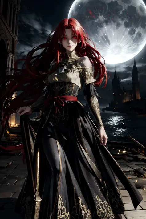 1girl, mature, long hair, (red eyes),(glow eyes:1.6), (intelligence:1.4) (mischievous:1.6), (smile:1.2),(chaotic scene:1.4),(random body action:1.5) walk, castle hall, night, city castle, market, aurora, moon,(full body:1.2), <lora:detailmaker:1>, <lora:laotouhuan_v1:0.7>, <lora:dungeon_v2.0:0.7>
//
, (()), (Anime:1.4), (Manga:1.2), VFX, Edge Lighting, Moonlight, ((high quality:1.2, masterpiece:1.2)), absurdres, high resolution, (8k resolution), 8k, 8kres, 8k res, high details, detailed and intricate, intricate details, high intricate details, absurd amount of details, landscape, outdoors, ((upper body:1.2)), portrait, Long Shot, Three Shot, Shoulder Level Shot, Full Front Staging, Looking At Viewer, Face, Front , (()), Anime, Manga, VFX, Edge Lighting, Moonlight, ((high quality:1.2, masterpiece:1.2)), absurdres, high resolution, (8k resolution), 8k, 8kres, 8k res, high details, detailed and intricate, intricate details, high intricate details, absurd amount of details, landscape, outdoors, ((upper body:1.2)), portrait, Long Shot, Three Shot, Shoulder Level Shot, Full Front Staging, Looking At Viewer, Face, Front