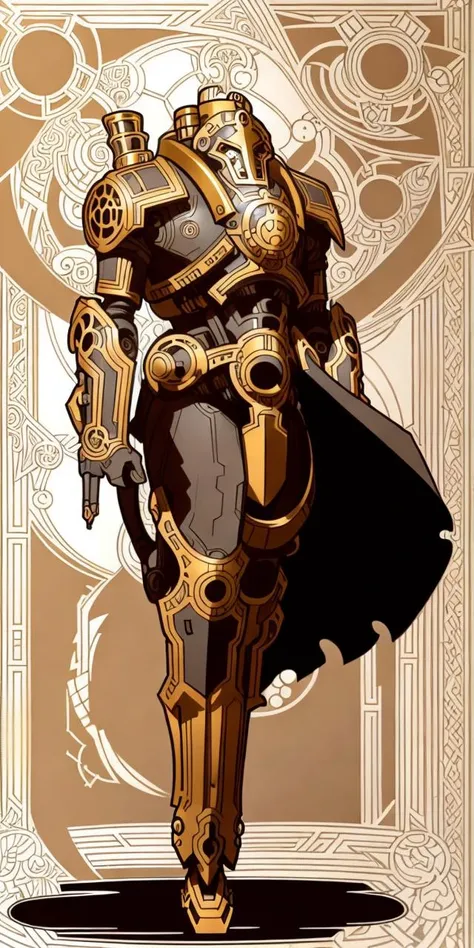 (  An  [ stunning | astonishing | exquisite ]
(  (    [  Alphonse Mucha's  | Anders zorn's   ]   )
[ tarot | MTFG ]
[ card | banner | illustration ]  )  )
with the ( full body )  [ concept character design | portrait ]
of an  ( ( [ ominous | gloomy ] ) but beautiful ( ( African )  warforged ) character  )
full of ( geometrical ( circuit ) patterns )
( ( on  top of  a pedestal )
while posing in the middle of the  composition )
with ( dynamic ( symmetry ) )
, ( An ( [ afropunk |  afrofuturism ] ) masterpiece )
in ccdsf artstyle