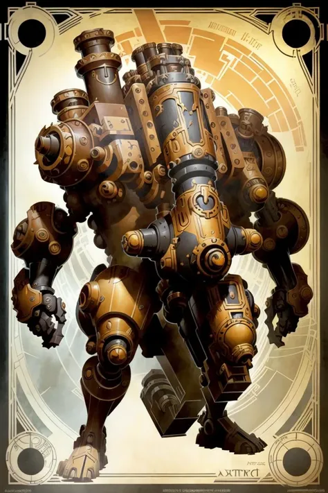 ( An ( [ Alphonse Mucha's | Anders zorn's  ] )  
[ stunning | astonishing | exquisite ]  
( art deco ) masterpiece )
with the  ( full body ) portrait 
of  an ( [ ominous | gloomy ] but ( beautiful )  )
biomechanical  character  full of ( geometrical ( circuit ) designs )
posing on top of a pedestal
, Sci-fi [ retro-futuristic |  atompunk ] illustration in ccdsf artstyle
with ( dynamic ( symmetry ) )