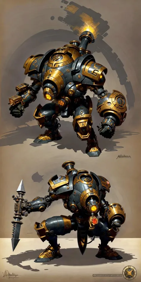 (  An  [ stunning | astonishing | exquisite ]
( 
(    [  Alphonse Mucha's  | Anders zorn's   ]   )
masterpiece 
)
)
containing a ( full body )  [ portrait  | character  illustration ]
of an  ( ( [ ominous | gloomy ] ) but beautiful biomechanical  ( African )  warforged  )
full of ( sacred geometry ( circuit ) patterns )
( on  top of  a pedestal )
while posing in the middle of the  composition
with ( dynamic symmetry )
, ( A vibrant  ( [ afropunk |  afrofuturism ] ( tarot )  ) [ card | banner ]  ) 
in ccdsf artstyle by Donato Giancola
, perfect lighting with detailed shading of the ( shadows and highlights )
projecting ( shiny edge ( reflections ) ) and ( ambient occlusion ) 
while enhancing ( 3D ( solid drawing ) volumetry and ( perspective ( depth ) ) )