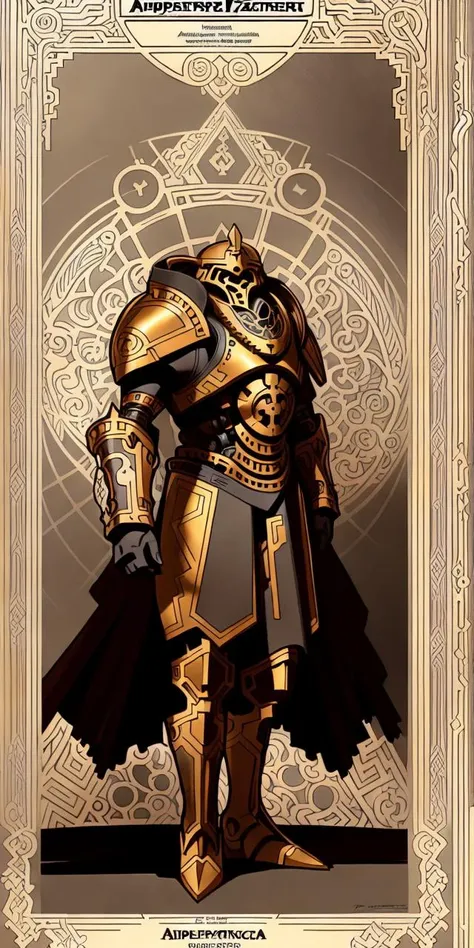 (  An  [ stunning | astonishing | exquisite ]
(  (    [  Alphonse Mucha's  | Anders zorn's   ]   )
[ tarot | MTFG ]
[ card | banner | illustration ]  )  )
with the ( full body )  [ concept character design | portrait ]
of an  ( ( [ ominous | gloomy ] ) but beautiful ( ( African )  warforged ) character  )
full of ( geometrical ( circuit ) patterns )
( ( on  top of  a pedestal )
while posing in the middle of the  composition )
with ( dynamic ( symmetry ) )
, ( An ( [ afropunk |  afrofuturism ] ) masterpiece )
in ccdsf artstyle