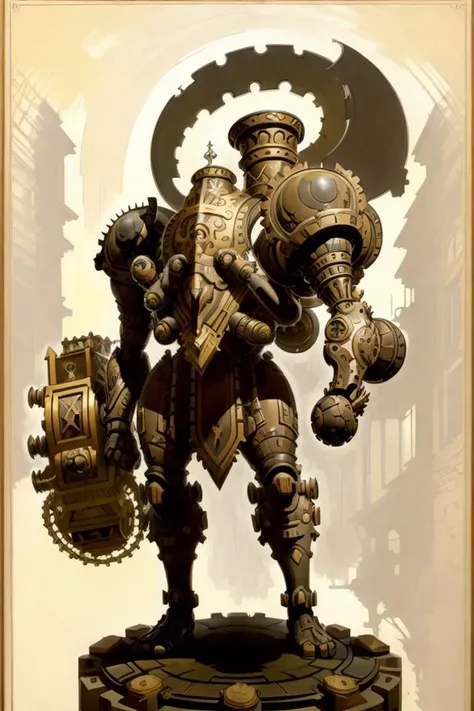 ( An ( [ Alphonse Mucha's | Anders zorn's  ] )  [ stunning | astonishing | exquisite ]  
[ masterpiece | artwork ] )
with the  ( full body ) portrait 
of  an ( [ ominous | gloomy ] but ( beautiful )  )
biomechanical ( African  character ) 
posing on top of a pedestal
, [ afrofuturism |  afropunk ] illustration in ccdsf artstyle
with ( dynamic ( symmetry ) )
, clear and readable tangents  full of negative space
, beautiful geometrical frames