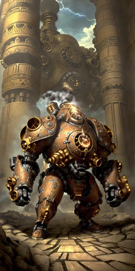 (  An  [ stunning | astonishing | exquisite ]
(    (   [  Alphonse Mucha's  | Anders zorn's   ]   )
[ tarot | MTFG ]
[ card | banner ]  )  )
with the ( full body )  portrait
of an  ( ( [ ominous | gloomy ] ) but beautiful ( ( fallout )  warforged  )  )
wearing a power armor 
full of ( sacred geometry ( ( art deco ) circuit ) patterns )
( ( on  top of  a pedestal )
while posing in the middle of the  composition )
with [ ( dynamic ( symmetry ) ) | golden ratio ]
, ( A vibrant ( retro-futuristic ( atompunk  ) ) masterpiece ) 
in ccdsf artstyle by Victo Ngai 
, ( shiny edge ( reflections ) ) and ( detailed ( ambient occlusion ) )