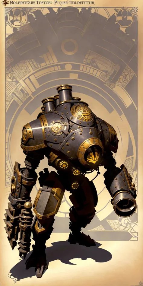 (  An  [ stunning | astonishing | exquisite ]
( 
(     [  Alphonse Mucha's  | Anders zorn's   ]   tarot  )  [ card | banner   | illustration ]
)
)
containing a ( full body )  [ portrait  | character  illustration ]
of an  ( ( [ ominous | gloomy ] ) but beautiful biomechanical  ( African )  warforged  )
full of ( sacred geometry ( circuit ) patterns )
( on  top of  a pedestal )
while posing in the middle of the  composition
with ( dynamic symmetry )
, ( A vibrant  ( [ afropunk |  afrofuturism ]   ) )
in ccdsf artstyle by Donato Giancola
, perfect lighting with detailed shading of the ( shadows and highlights )
projecting ( shiny edge ( reflections ) ) and ( ambient occlusion ) 
while enhancing ( 3D ( solid drawing ) volumetry and ( perspective ( depth ) ) )