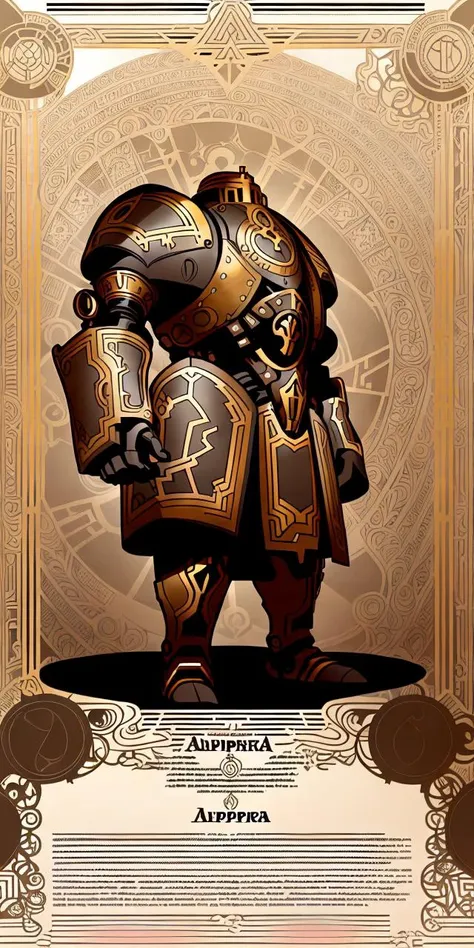 (  An  [ stunning | astonishing | exquisite ]
(  (    [  Alphonse Mucha's  | Anders zorn's   ]   )
[ tarot | MTFG ]
[ card | banner | illustration ]  )  )
with the ( full body )  [ concept character design | portrait ]
of an  ( ( [ ominous | gloomy ] ) but beautiful ( ( African )  warforged ) character  )
full of ( geometrical ( circuit ) patterns )
( ( on  top of  a pedestal )
while posing in the middle of the  composition )
with ( dynamic ( symmetry ) )
, ( An ( [ afropunk |  afrofuturism ] ) masterpiece )
in ccdsf artstyle