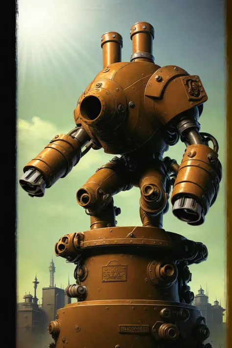 ( Full body ) character illustration 
of  a ( ( [ ominous | gloomy ] ) [ nautical  | biomechanical | clockwork ] ( ( art deco ) diver ) )
full of hanging ( ( [ hoses |  cables ] ) and [ pipes |conduits ] )
( while [ standing |  posing ] on top of a pedestal 
in the middle [ of an empty photobooth | of composition framing ] )
, Geometrical ( Alphonse Mucha's  )  concept [ character  design | costume design | art | illustration ] 
in  low-tech [ sci-fi  fantasy | medieval futurism ] CCDSF artstyle 
by [ Greg Staples | Boris Vallejo | Greg And Tim Hildebrandt ]
and by [ Donato Giancola | Terese Nielsen ]
, ( clear and readable tangents )
full of negative space 
, exquisite 3D ( solid drawing ) volumetry
enhancing  perspective ( depth )
