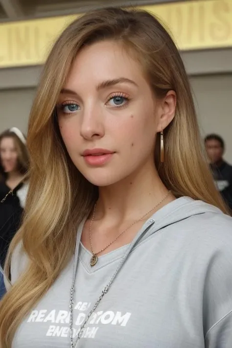 Blonde hair, long hair, cute and soft hair, wavy hairstyle