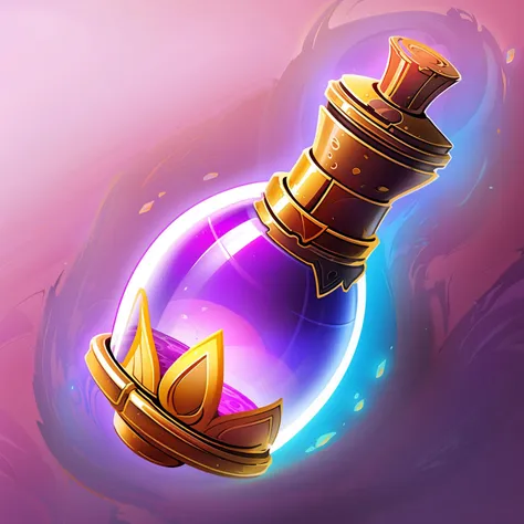 HEZI, game equipment items, ICONS, gradient background, gradient, no humans, solo, fire, glowing, gem, simple background, liquid, purple background, pink background, crystal, orb, shiny, 1boy, aura, holding, floating, transparent, gold, male focus, round-bottom flask, magic, flame, flask, potion, 1other, vial, weapon, full body, fantasy, sword, still life<lora:æ¸¸æè£å¤éå·2-000007:0.75>,