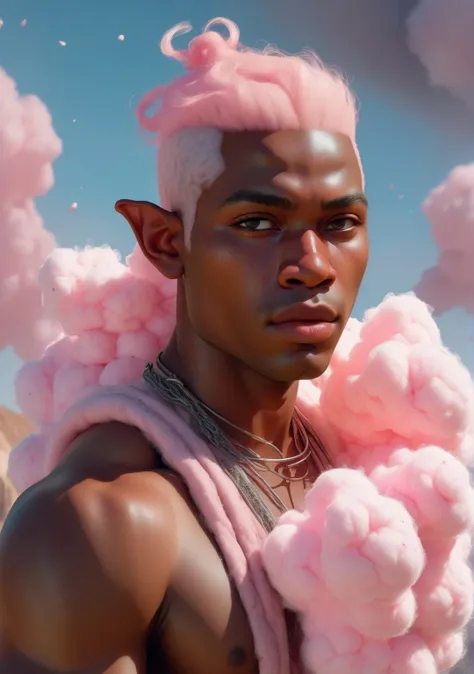 breathtaking dystopian style of a beautiful South African elven man with (light freckles:0.8) and a hungry expression, (obese:1.4), wearing intricate halter dress. Chaos explosion of cotton candy. natural skin, textured skin, (Medieval aesthetic:1.2), (bounced lighting:1.3), pastel colors. <lora:CuteLora:1> . bleak, oppressive, futuristic, detailed . award-winning, professional, highly detailed