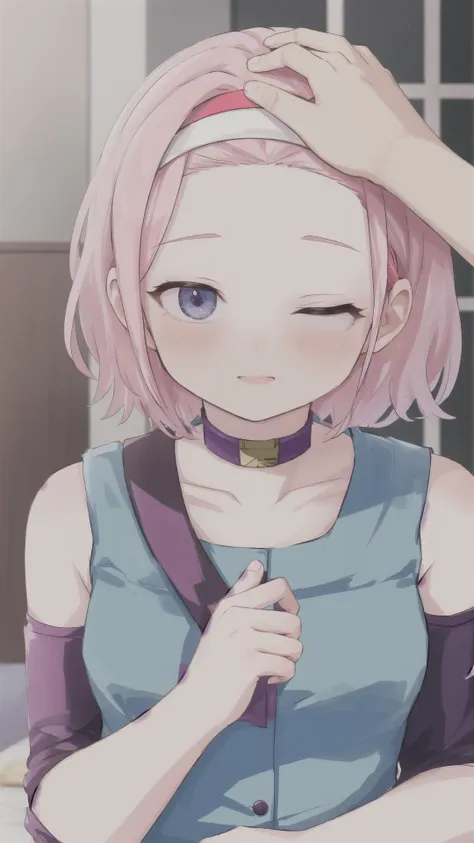 <lora:Sugimoto_LoRA:0.8> ReimiSugimotoJoJo, 1girl, pink hair, short hair, cute face, alice hairband, pink dress, BREAK, <lora:cheekpinching:0.8> cheekpinching, cheek pinching, holding, upper body, one eye closed, looking at viewer, pov, BREAK, <lora:HeadpatPOV:0.8> HeadpatPOV, pov, headpat, masterpiece, best quality, extremely detailed, highly quality, 4k, sharp focus, professional, sharp focus, award winning, cinematic lighting, octane render, unreal engine, volumetrics dtx, Wallpaper,