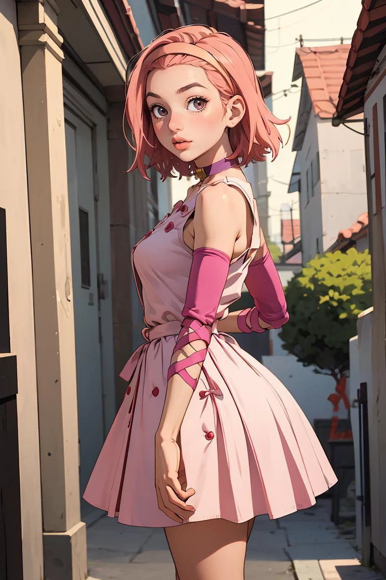 (masterpiece, best quality), 1girl, <lora:Sugimoto_LoRA:1> ReimiSugimotoJoJo,