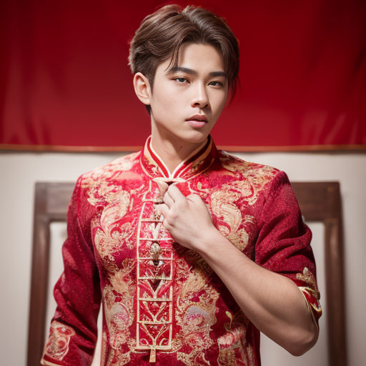 chinese wedding dress_man_male_男中式婚服 @spz wedding