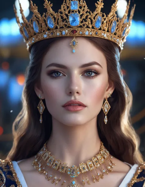 cinematic photo highly detailed portrait of ((ohwx woman)) as an elegant goddess, ornate crown, beautiful symmetrical face, digital painting, artstation, concept art, smooth, clear focus, illustration, greg rutkowski, artgerm, global lighting, detailed and fantasy  <lora:foy_lora_sdxl_v4_1-step00005000:1.1> . 35mm photograph, film, bokeh, professional, 4k, highly detailed
