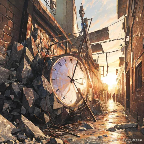 ((best quality)), ((masterpiece)), (realistic), pure chaos, illusionary ballance, frozen time, ripped space, masterpiece quality, super detailed