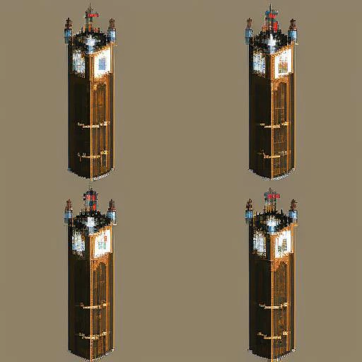 <lora:0p3nRCT2_v6:1>, 0p3nRCT2, tall english brown clock tower, westminster