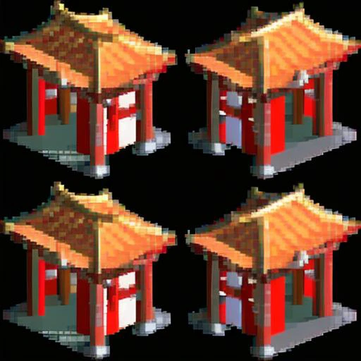 <lora:0p3nRCT2_v6:1>, 0p3nRCT2 image, red japanese dojo, pagoda