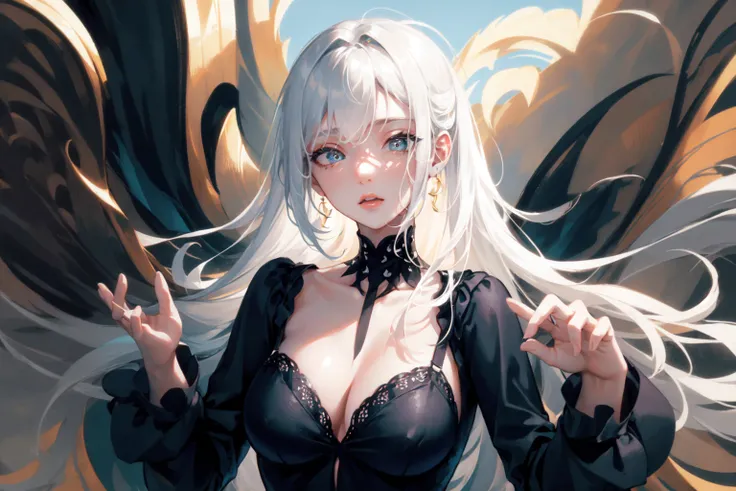 (masterpiece, sidelighting, finely detailed beautiful eyes: 1.2), (ultra-detailed, high-resolution: 1.2), beautiful girl, black gold theme,