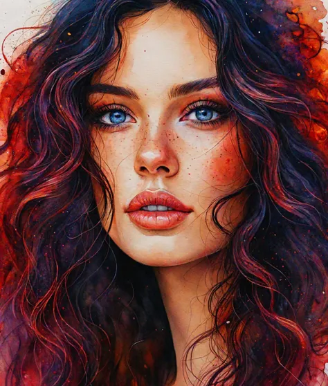 NOTE> This is a cooked version of JuggernautXL image prompt, just tried in Cascade with styles.  N O T  M Y  P R O M P T 

Prompt> beautiful lady, ruby eyes, long curly hair, dark makeup, hyperdetailed photography, soft light, head and shoulders portrait, cover