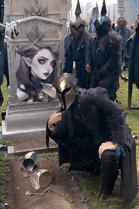 Highly detailed, High Quality, Masterpiece, beautiful, pant, <lora:Char_LoL_Pantheon:0.9>, 1boy, solo, QueensGraveMeme, <lora:Pos_GrantGustinNextToOliverQueensGraveMeme:1>, helmet,