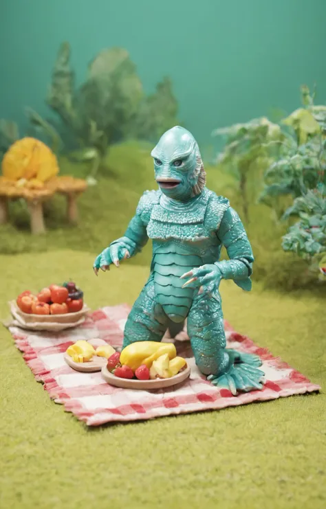 ral-mold, An imaginative stop-motion style scene of mold creatures having a picnic, with food, utensils, and picnic blanket all in mold <lora:ral-mold-sdxl:0.6>, dynamic, cinematic, masterpiece, intricate, hdr, <lora:EnvyBetterHiresFixXL01:0:hr=1>