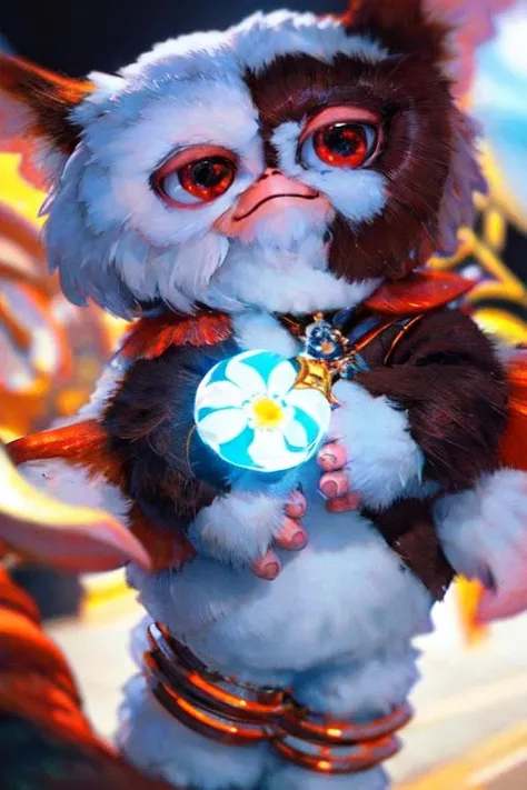 (otherworldly, otherworldly atmosphere, otherworldly appearance), highly insanely detailed, masterpiece, top quality, best quality, highres, 4k, 8k, RAW photo, Gizmo, <lora:Gizmo:1>, (fantasy world)