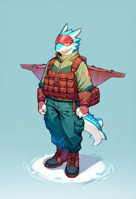 score_9, score_8_up, score_7_up, planedragon, visor, anthro, zPDXL3, watashigu, 1boy, solo, full body