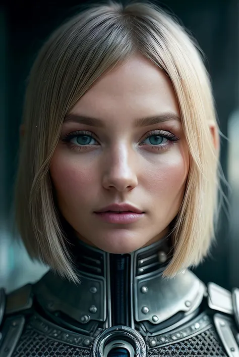 beautiful woman (EP1r1n4B43v4:.99), perfect blonde hair, jewellery, ((portrait)), (closeup:1.2), ((from the waist up)), ((( Futuristic dystopian city viewpoint showcasing a fusion of architectural styles :1.2 ))), natural skin texture, (( office_lady :1.2)), 24mm, 4k textures, soft cinematic light, adobe lightroom, photolab, hdr, intricate, elegant, highly detailed, sharp focus, ((((cinematic look)))), soothing tones, insane details, intricate details, hyperdetailed, low contrast, soft cinematic light, exposure blend, hdr, faded, now, ("I've got a bad feeling about this.":1.1)