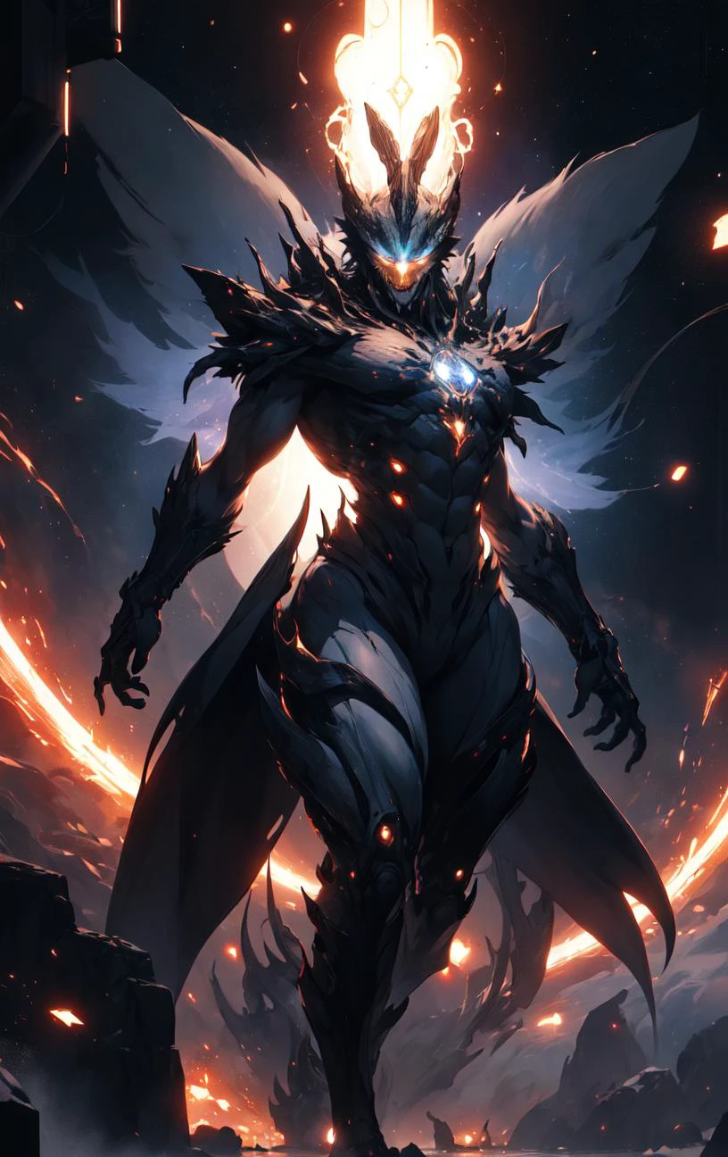 huge gargantuan root-like industrial elongated soul, legless bimanual, plantigrade appendages, spiked-tailed, smooth skin, BREAK space western of energy being- entities composed of radiant, luminous energy, taking on ethereal, luminescent forms , holofilm director