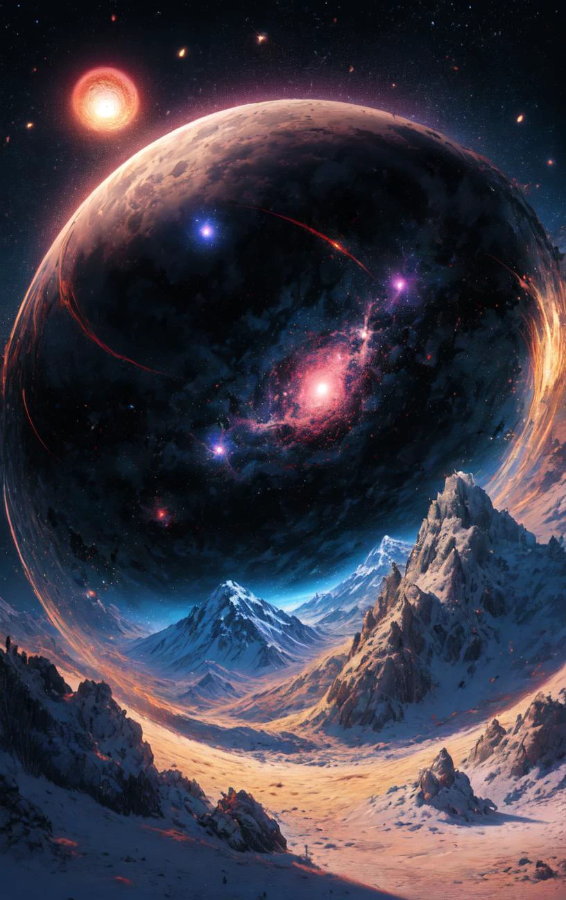 on the bubble, alleyway, chalk,astronomy,soffit,echoing mountain <lora:RingArt_Sora:1@0,.5@.4>