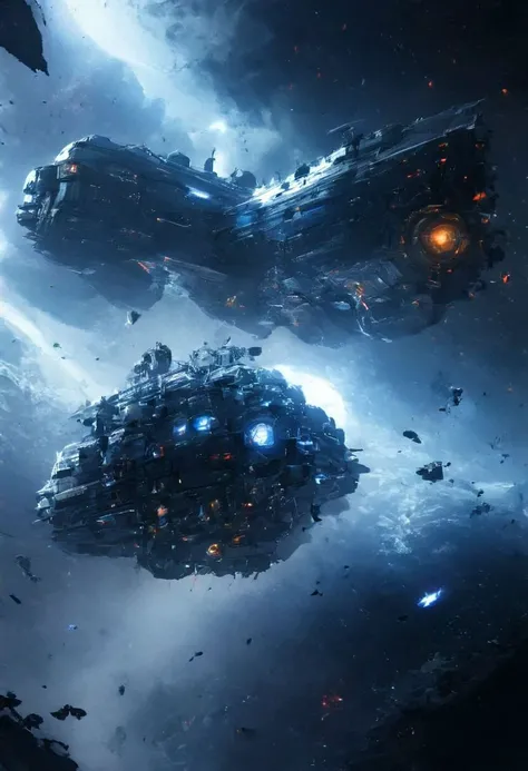 (futuristic:1.5) a huge military factory made of steel, glass, fog, sun, in the clouds, , futuristic military planes, Many detached cables and pipelines are hanging to the ground, and many hanging lights are floating in the wind,
spstation, spacecraft, spaceship, science_fiction, future, industrial_style, mechanical_style, mecha_ style, artificial_satellite, space_station, colony_ship, nasa, interstellar_colonization, interstellar_travel, star_trek, alien, starwars, space, stardust, planet, nebula, galaxy, spectacular, Interstellar, ,more detail XL,Energy light particle mecha,
moody tones, old book style ink cover illustration, on parchment,
(real landscape:1.1), (blurred background:1.0), [buildings|BREAK|trees|BREAK|Crowd|buildings|BREAK|trees|BREAK|Crowd|buildings|BREAK|trees|BREAK|Crowd:0.7], (background, more_details:0.3) 
clear, xtower, great lighting, spstation