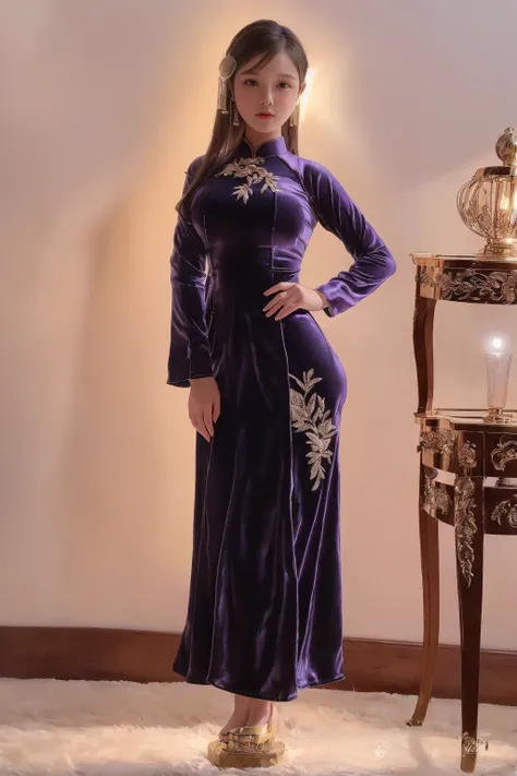 ((((realistic)))), masterpiece, high quality, (realistic lighting), hdr, ((1 very young cute girl)), ((large chests)), ((standing)), bathroom, ((seductive)), (((full body, extremely detailed face, beautiful face, aodai))), highres, extremely detailed,
<lora:senyamiku_v10:1>