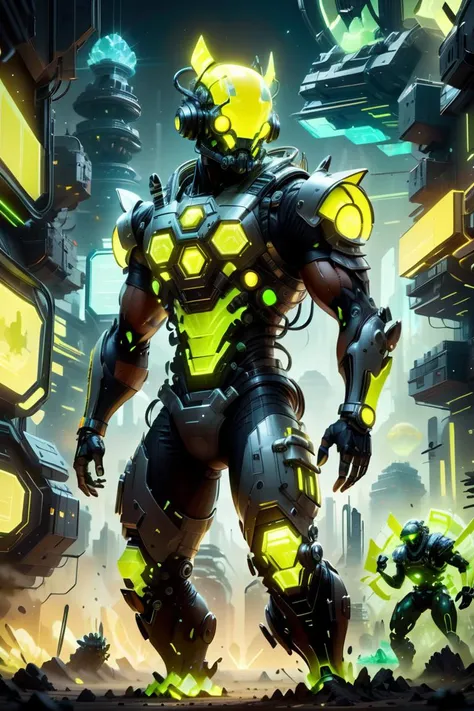 ((best quality)), ((masterpiece)), ((realistic,digital art)), (hyper detailed),UraniumTechAI male Climate restoration specialist, Artificial intelligences (AIs)- Digital entities represented as holographic projections or glowing avatars., Ageless Curvaceous, Native Hawaiian, Steel gray eyes, Small Ears, Low Cheekbones, Graceful Clavicle, Ducktail Beard , Dark Chestnut Long textured comb-over hair, Annoyance,, Asserting control over a fascinating and unfamiliar alien life form., wearing Plaid Damask Yellow AR-embedded Cargo Pants, Gingham MidnightBlack Terry cloth Solar-powered Golf Shirt, Solar-powered Dress Sandals, , and and, Lying or sitting while experiencing virtual reality or neural interfaces., Spacecraft Lighting, Cyberpunk Streets, High-speed hoverbike chases through the cityscape, octane rendering, raytracing, volumetric lighting, Backlit,Rim Lighting, 8K, HDR, <lora:UraniumTechAI:1>