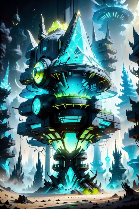 ((best quality)), ((masterpiece)), ((realistic,digital art)), (hyper detailed),UraniumTechAI Exposure Compensation "-1.5 EV" architecture Hidden Valley Hologram,Manta Ray,Sorcerer's Tower, octane rendering, raytracing, volumetric lighting, Backlit,Rim Lighting, 8K, HDR, <lora:UraniumTechAI:1>
