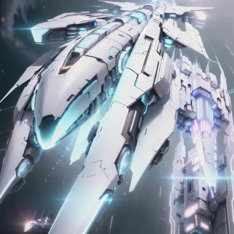 <lora:NeoFuturisticTech:1> neotech, a heavy futuristic Spaceship flying above Earth, ((emitting neon blue light)), with a sleek and aerodynamic design, reflecting the colorful lights of the cityscape below ultra-detailed, Hyperrealistic, sharp focus, octane render, Cyberpunk,