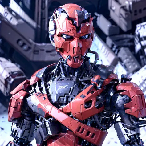 <lora:Droid V2:0.95>, robot,vengeful, getting cancelled for saying something stupid ,