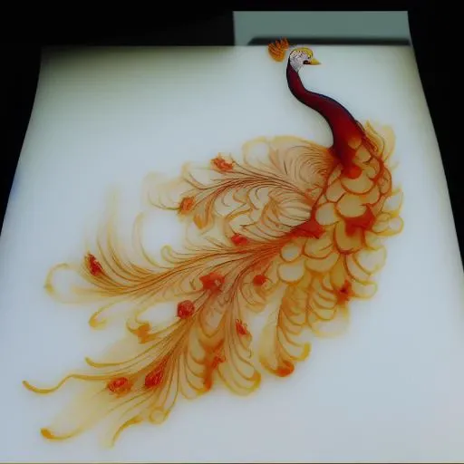 masterpiece,  A Peacock,  <lora:sugar_painting:0.8>,sugar painting,