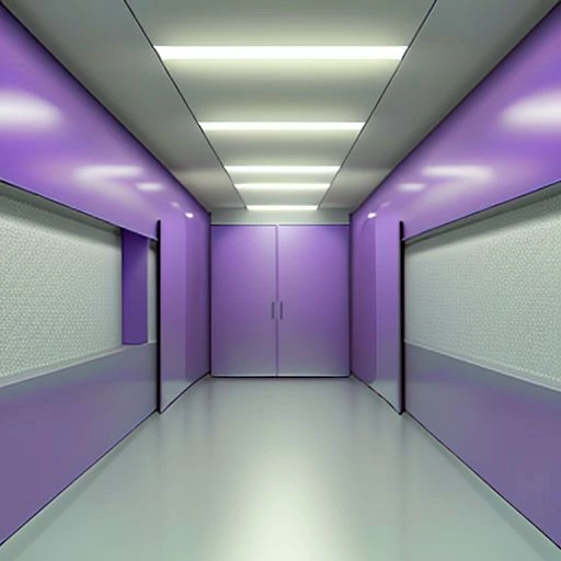 purple and grey backroom level