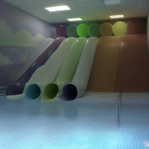 waterslide, <lora:p00lr00m-000019:1>