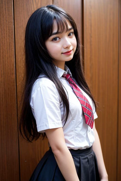 An ultra-high picture quality、Perfect Photo、13-year-old beautiful girl、Japan beautiful girl、Junior high school girls、light skinned、slender、Black Haired Beautiful Girl、cute little、Beautuful Women、(tiny chest)、((Nokezoru))、With bangs、sports hair、Straight hair、glares、semi long hair、(Teary-eyed)、Bedrooms